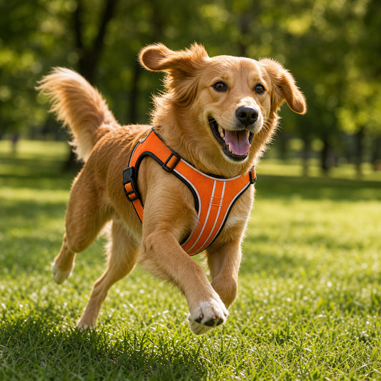 No-Pull Reflective Dog Harness — lifestyle