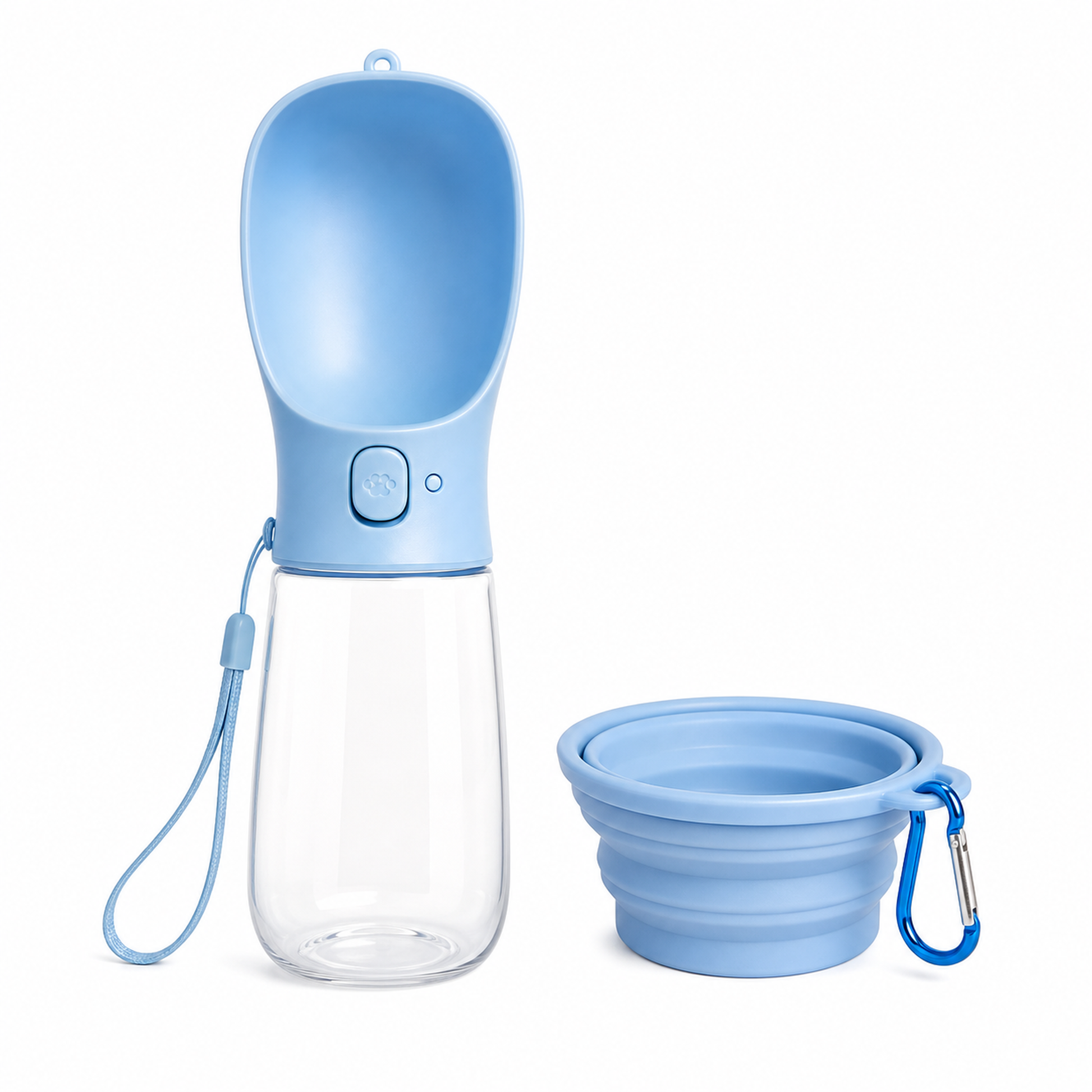 Portable Dog Water Bottle with Bowl